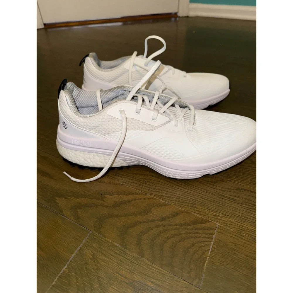 Adidas Solarmotion Spikeless Golf Shoes White Silver GX6425 Mens Size 14